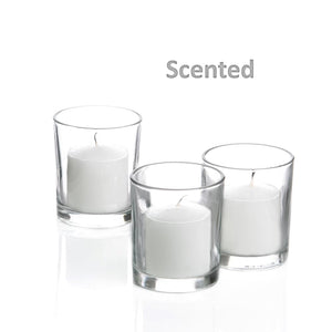 votive candles holders set 12