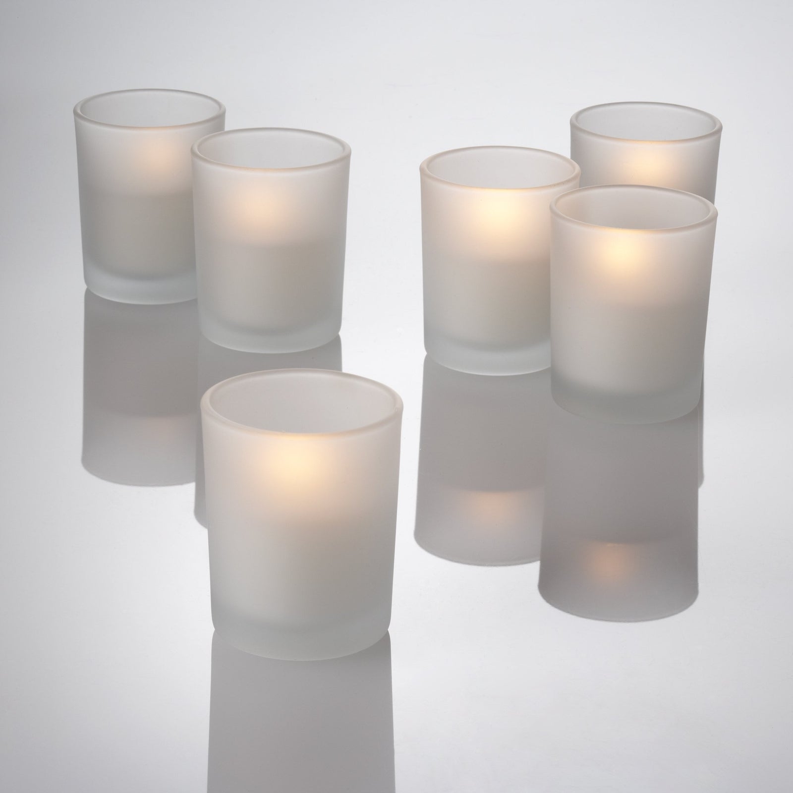 eastland votive candle holder frosted set of 72