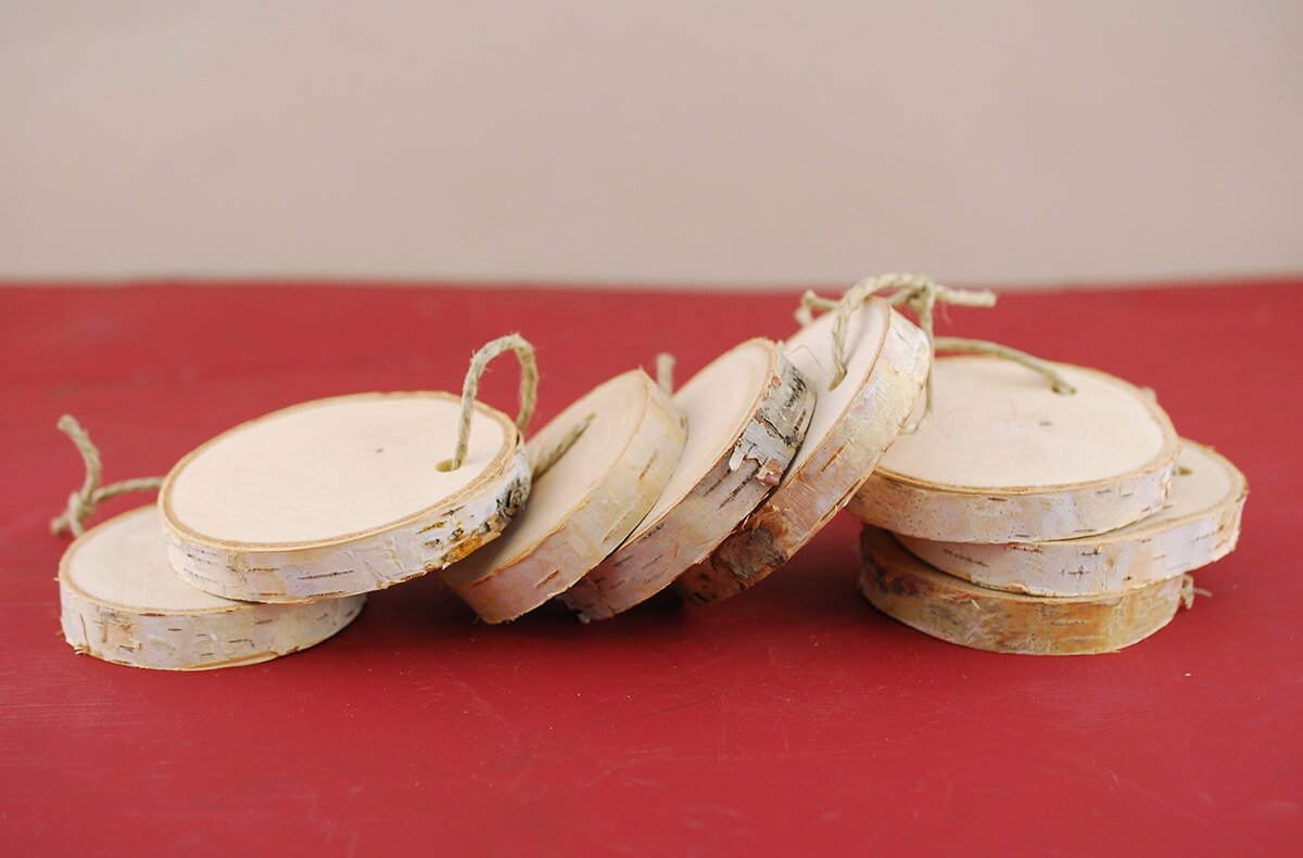 8 birch 3 round hanging tags pack of 8