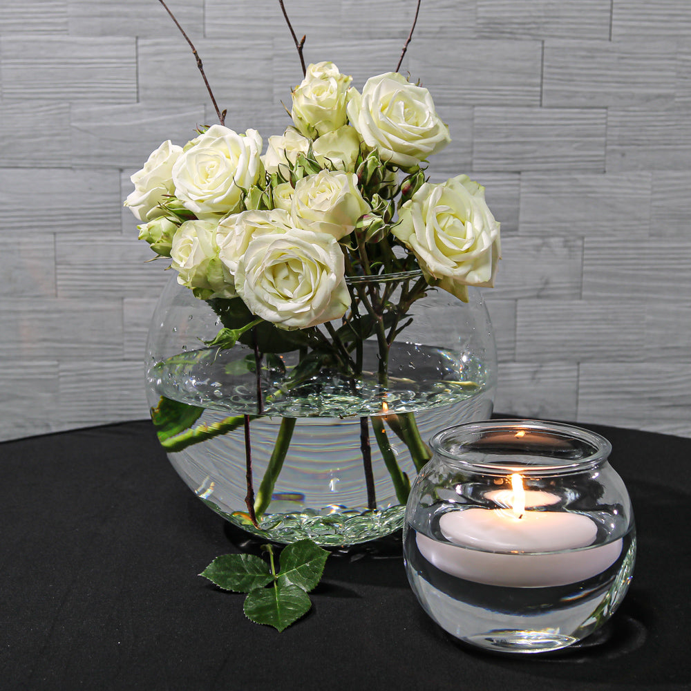 Eastland Bubble Ball Vase 8"