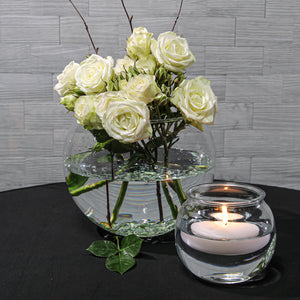 Eastland Bubble Ball Vase 8"