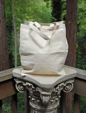 canvas tote bag natural 9 x 11 x 14