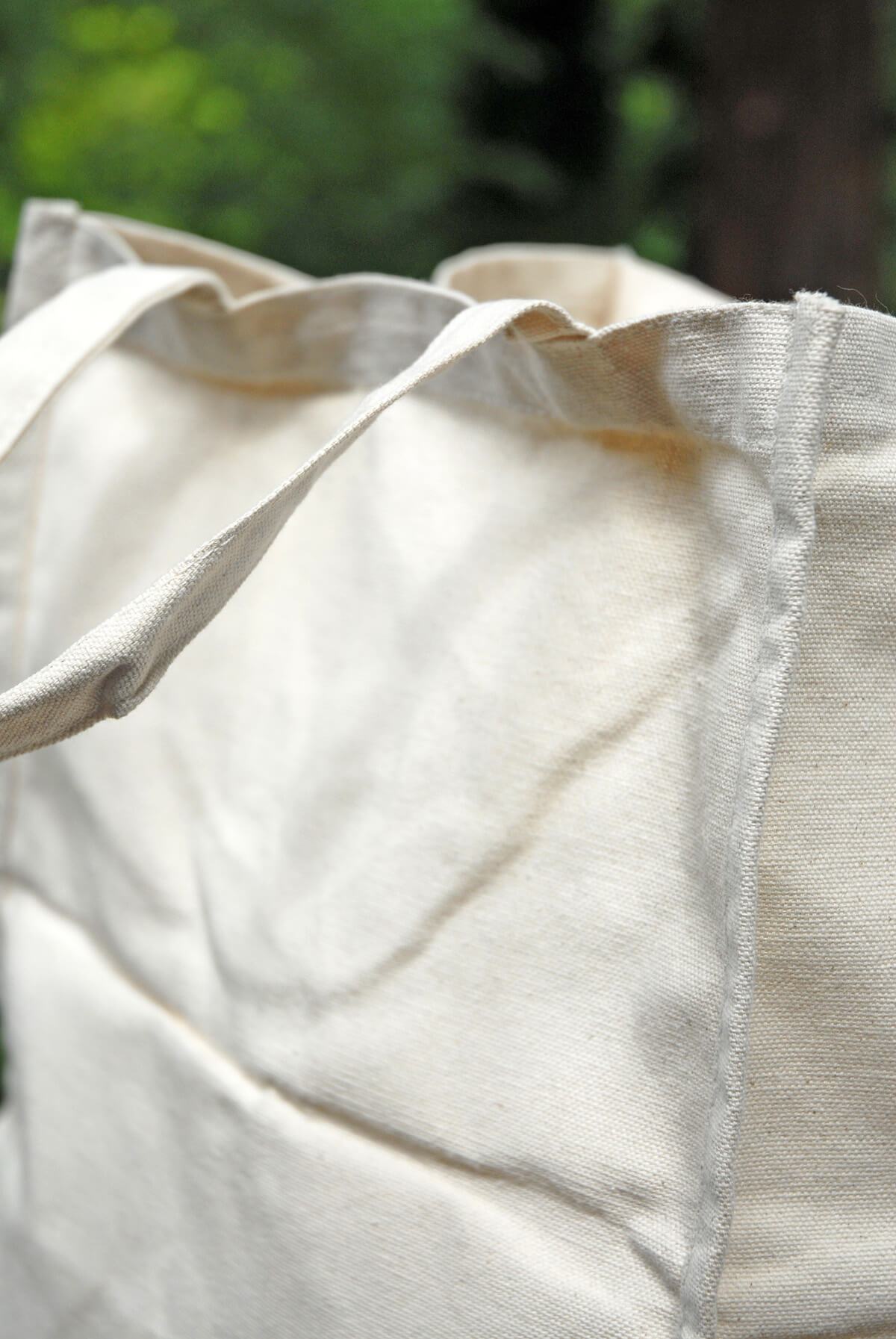 Canvas Tote Bag  Natural 9" x 11" x 14"