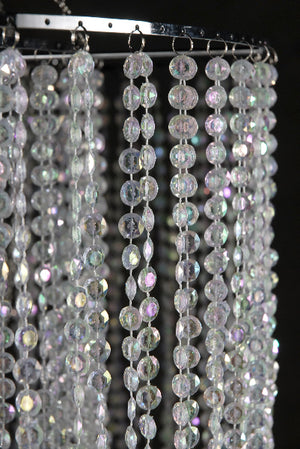 Light Chandelier Crystal Loops 24inDia