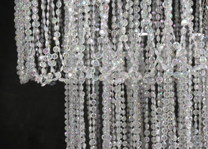Light Chandelier Crystal Loops 24inDia