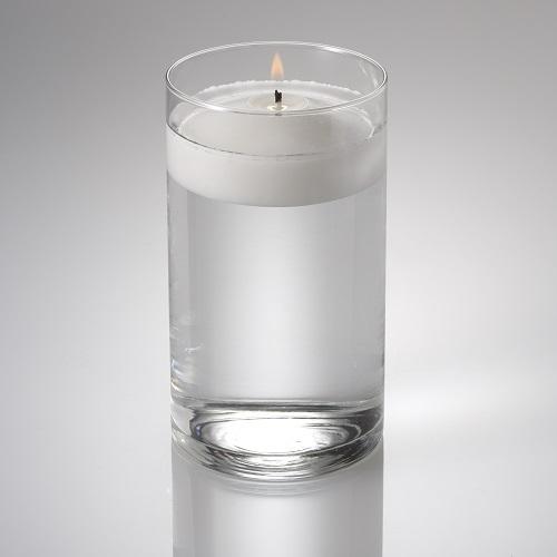 Eastland Cylinder Floating Candle Holder 3.25"x6" Set of 12