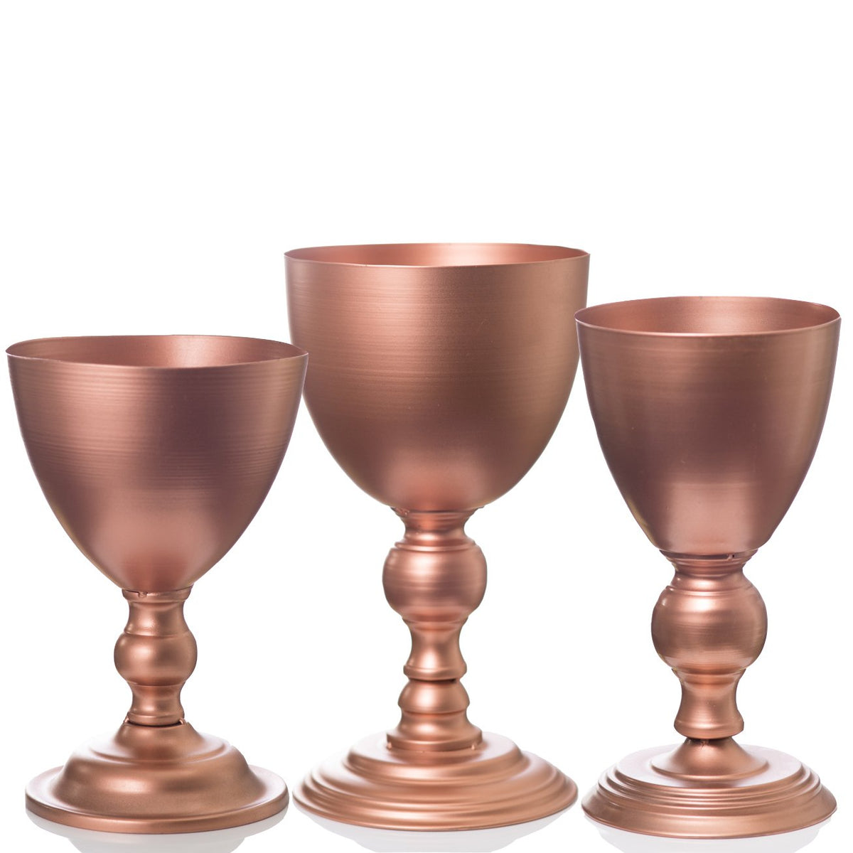richland copper finish goblet set of 12