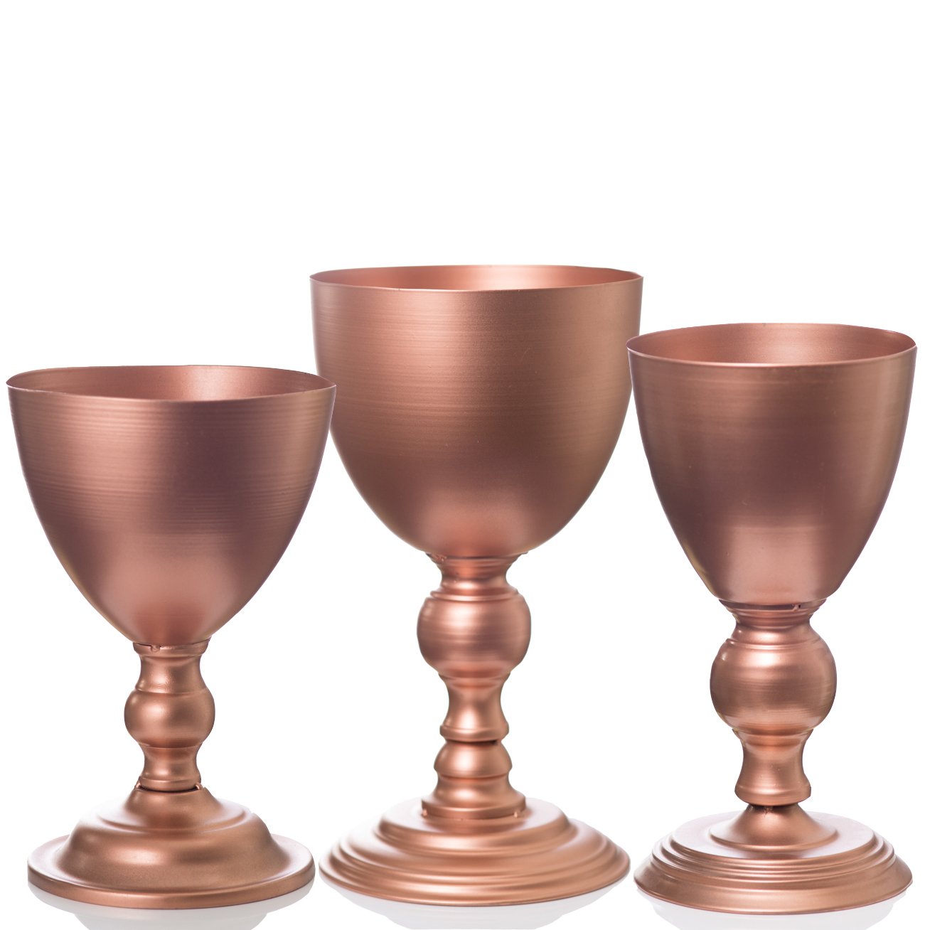 richland copper finish goblet set of 12