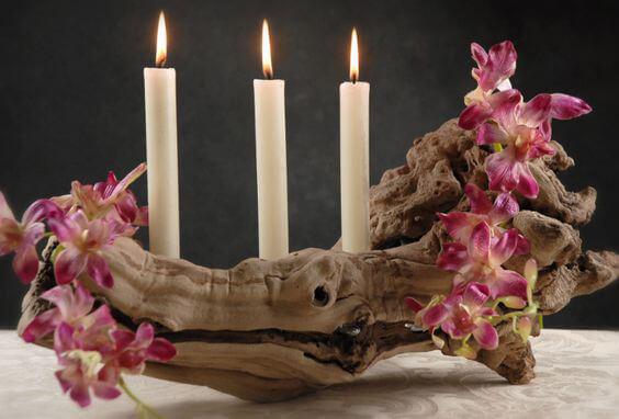 hollow grapewood branch natural 12 14in