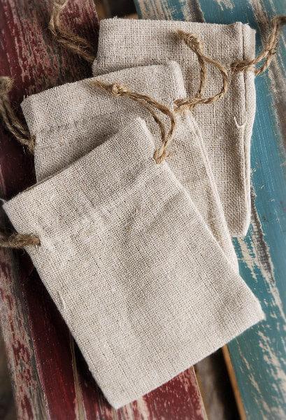 linen bags 3x4 12 bags pkg