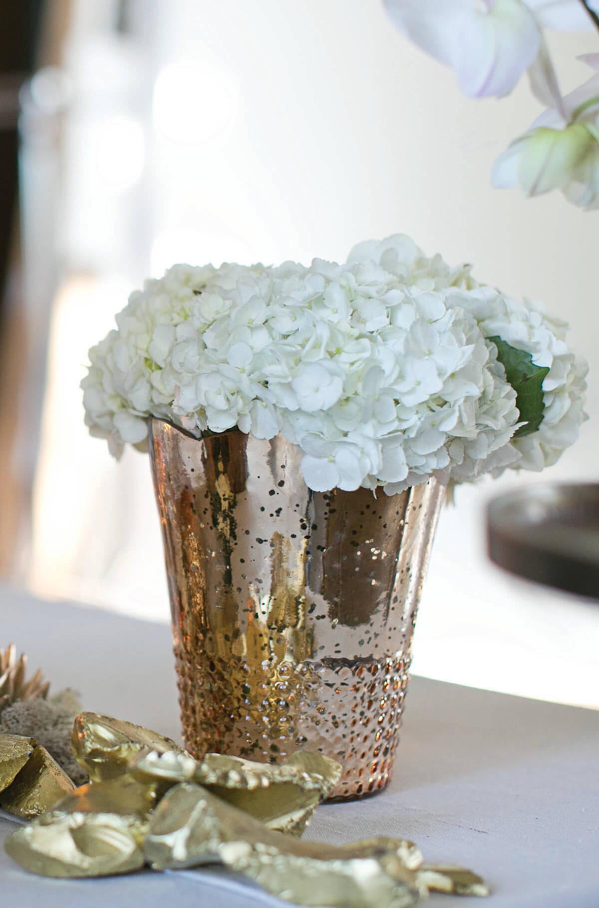 Rose Gold Mercury Glass Array Candle Holders 7.5in