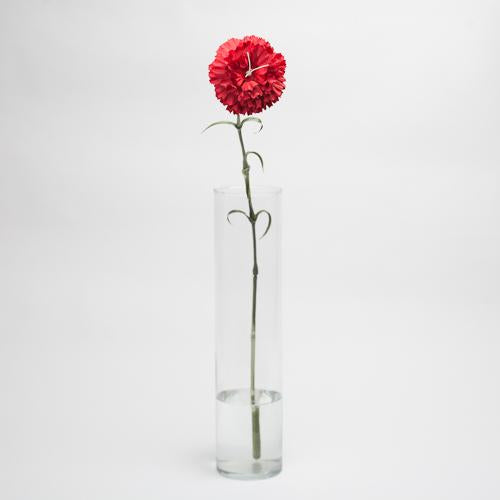 Richland Red Carnation 27" Silk Flowers Set of 24