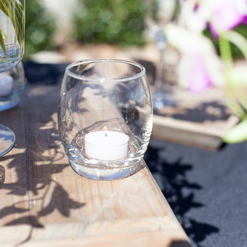 eastland grande hurricane votive candle holder set of 48