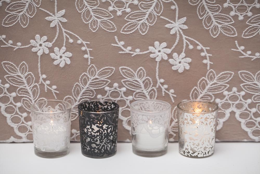 richland black lace votive holder set of 12