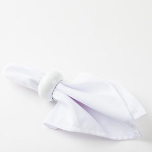 white napkin ring 9509 12