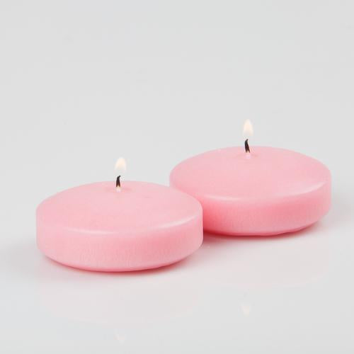richland floating candles 3 pink set of 96