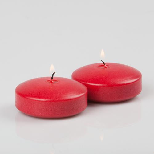 richland floating candles 3 red set of 96