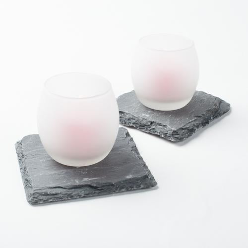 Richland Square Natural Slate Coaster 4" Set of 4