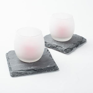 Richland Square Natural Slate Coaster 4" Set of 4