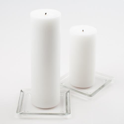 square glass pillar holder 1131 12