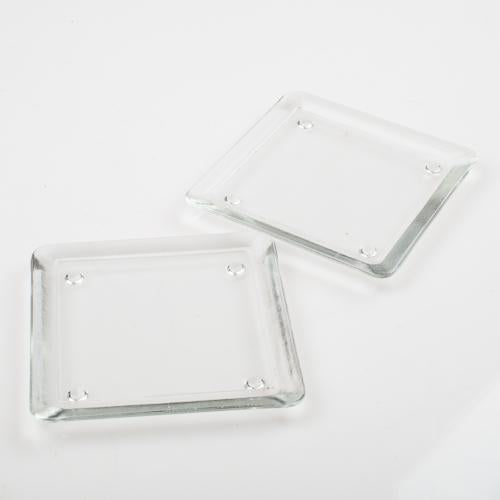 square glass pillar holder 1131 12