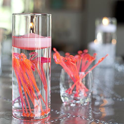 Richland Floating Candles 3" Pink Set of 12