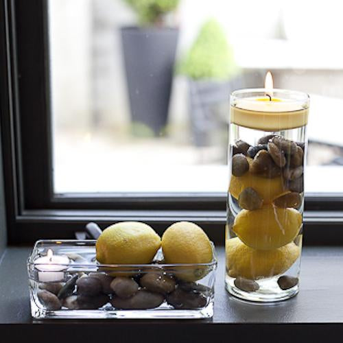 richland floating candles 3 yellow set of 72