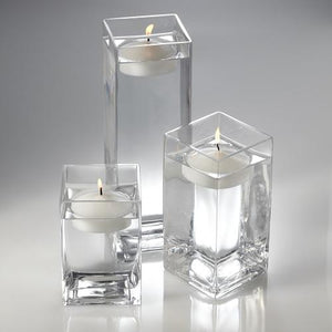 Richland Floating Candles & Eastland Square Holders Set of 18