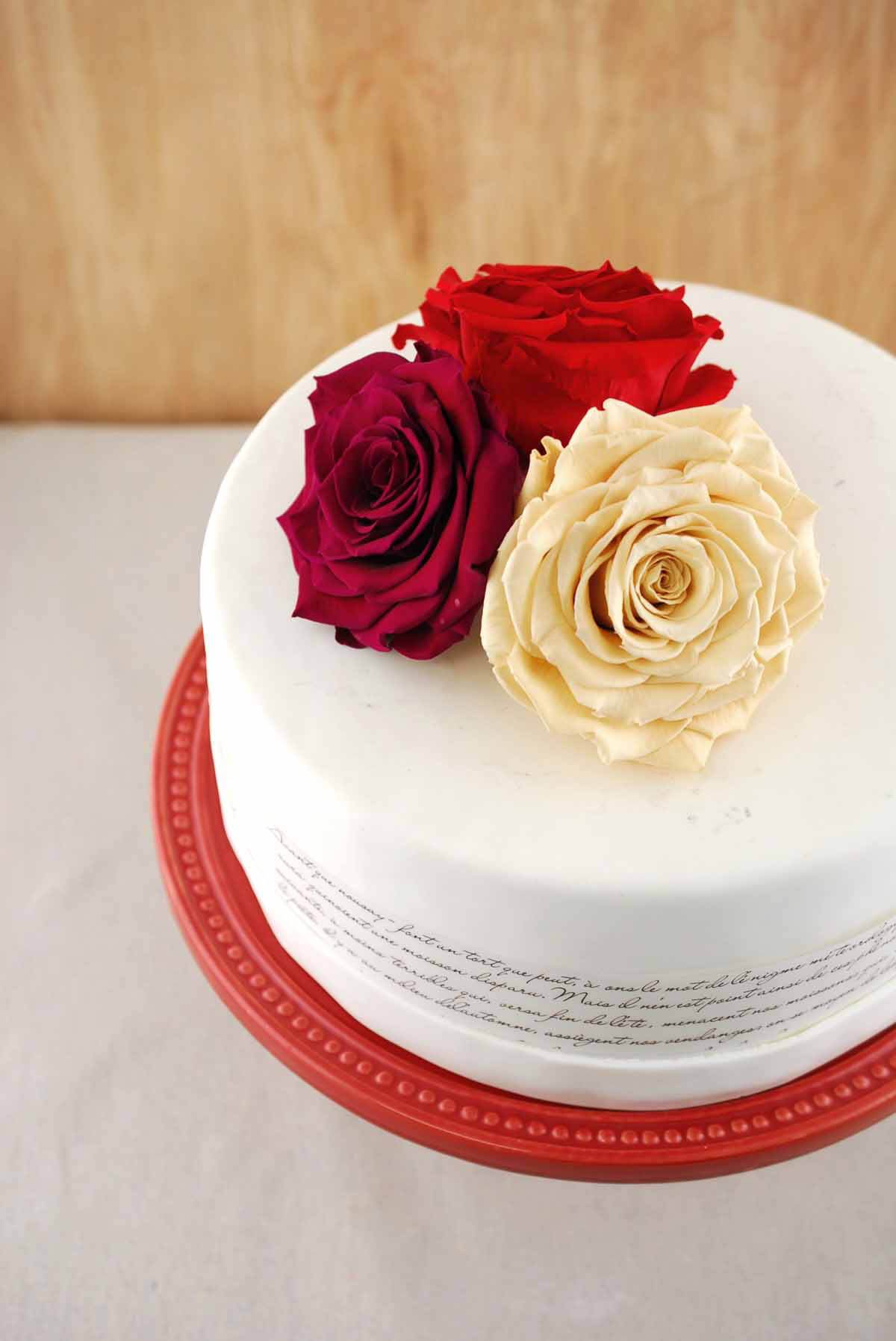 preserved roses 4 red