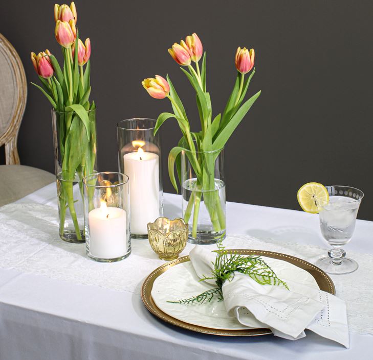 Gold Carraway Votive Holders Set of 6