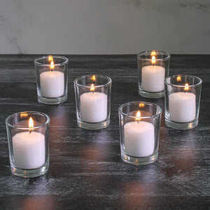 Richland Votive Candles & Eastland Clear Votive Holders Set of 72